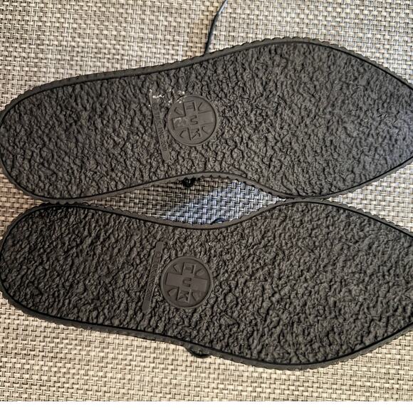 T.U.K. NWOB Men's A8140 Leather Creeper Oxford Shoe 9 Black White Punk Goth - Picture 7 of 7